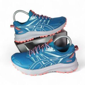 Asics Trail Scout 2 Performance Running Shoes Teal / Grey 1012B039 Women's 6.5